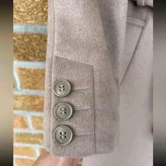 SOIA & KYO TRENCH WOOL COAT SIZE SMALL - Picture 5 of 12